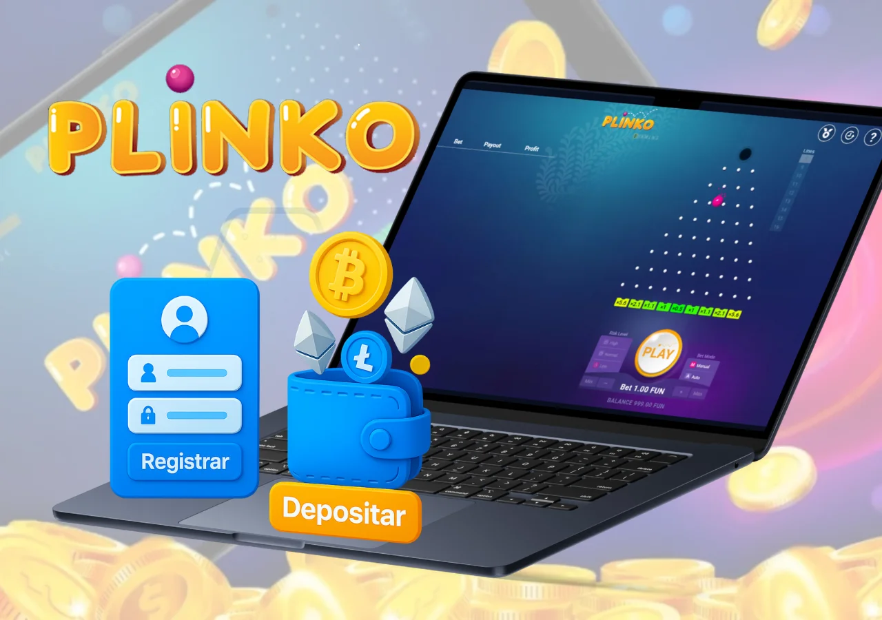 Plinko cripto permite apostar con BTC, ETH o LTC facilmente