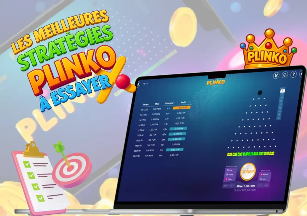 Découvrez les meilleures stratégies Plinko à essayer pour augmenter vos chances de gain au casino en ligne