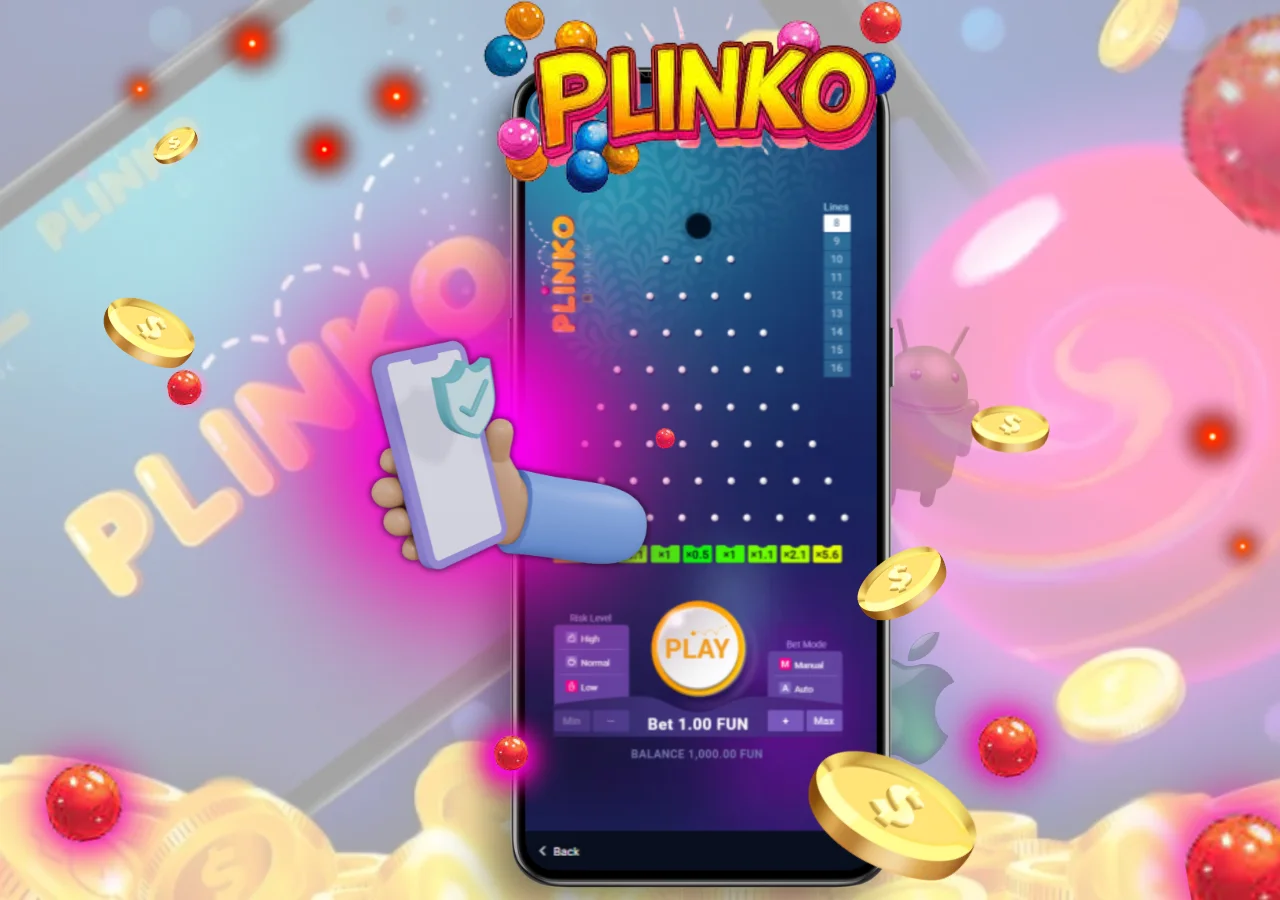 The mobile version offers gameplay with customizable parameters.