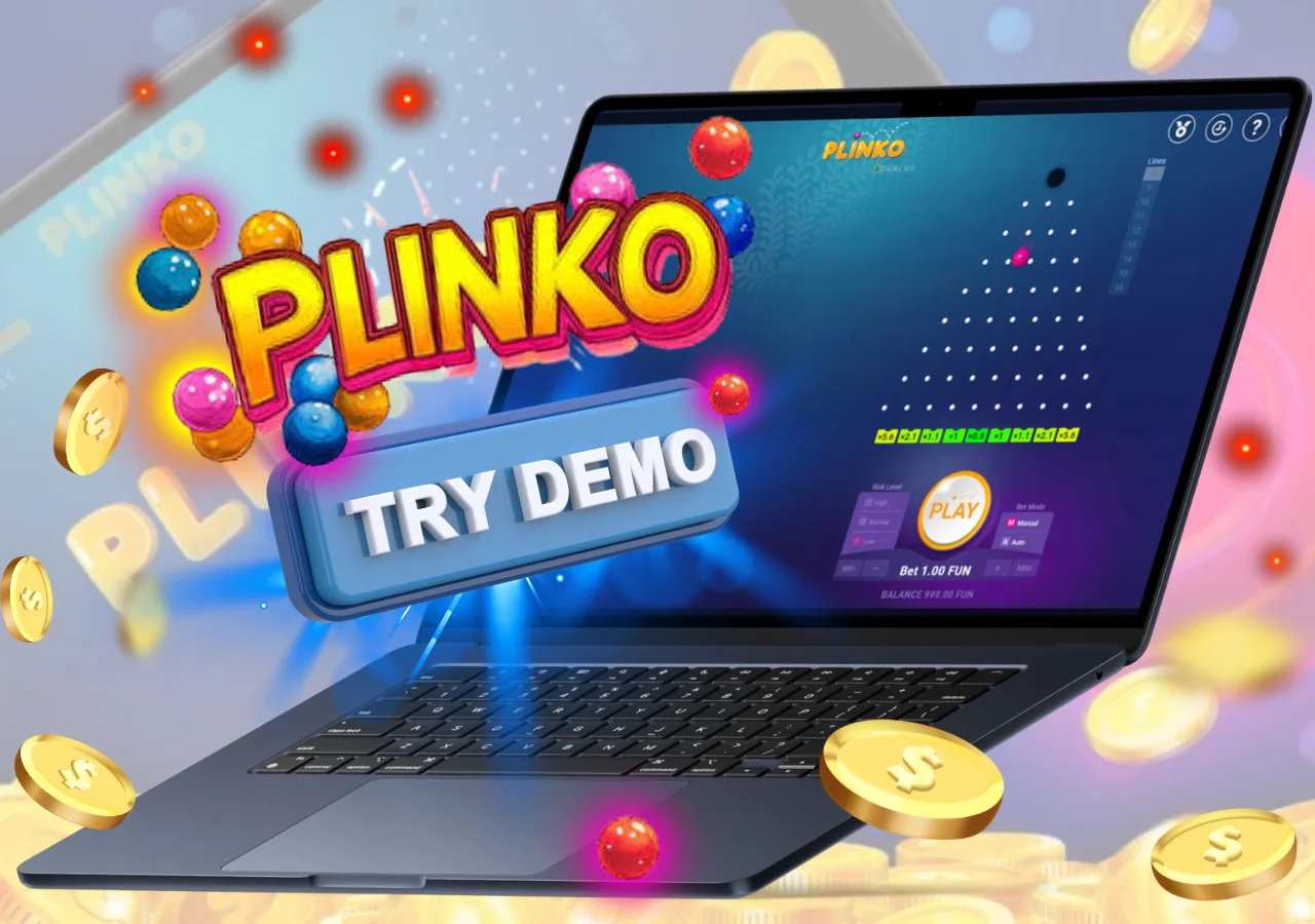 The demo version allows players to practice the game without risking real money.