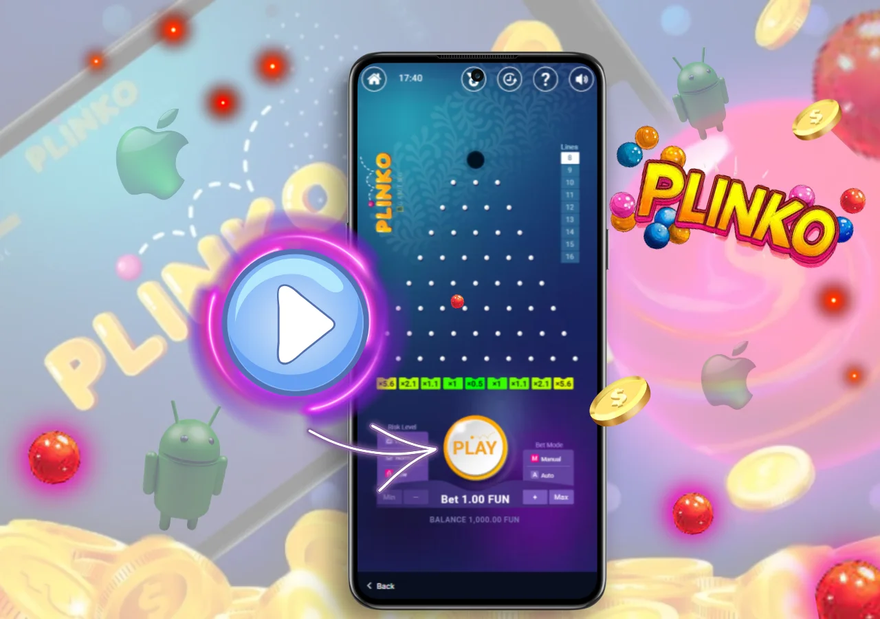 Set your bet, release the balloon and check your winnings.