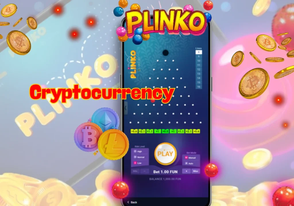 Enjoy playing Plinko with cryptocurrency.