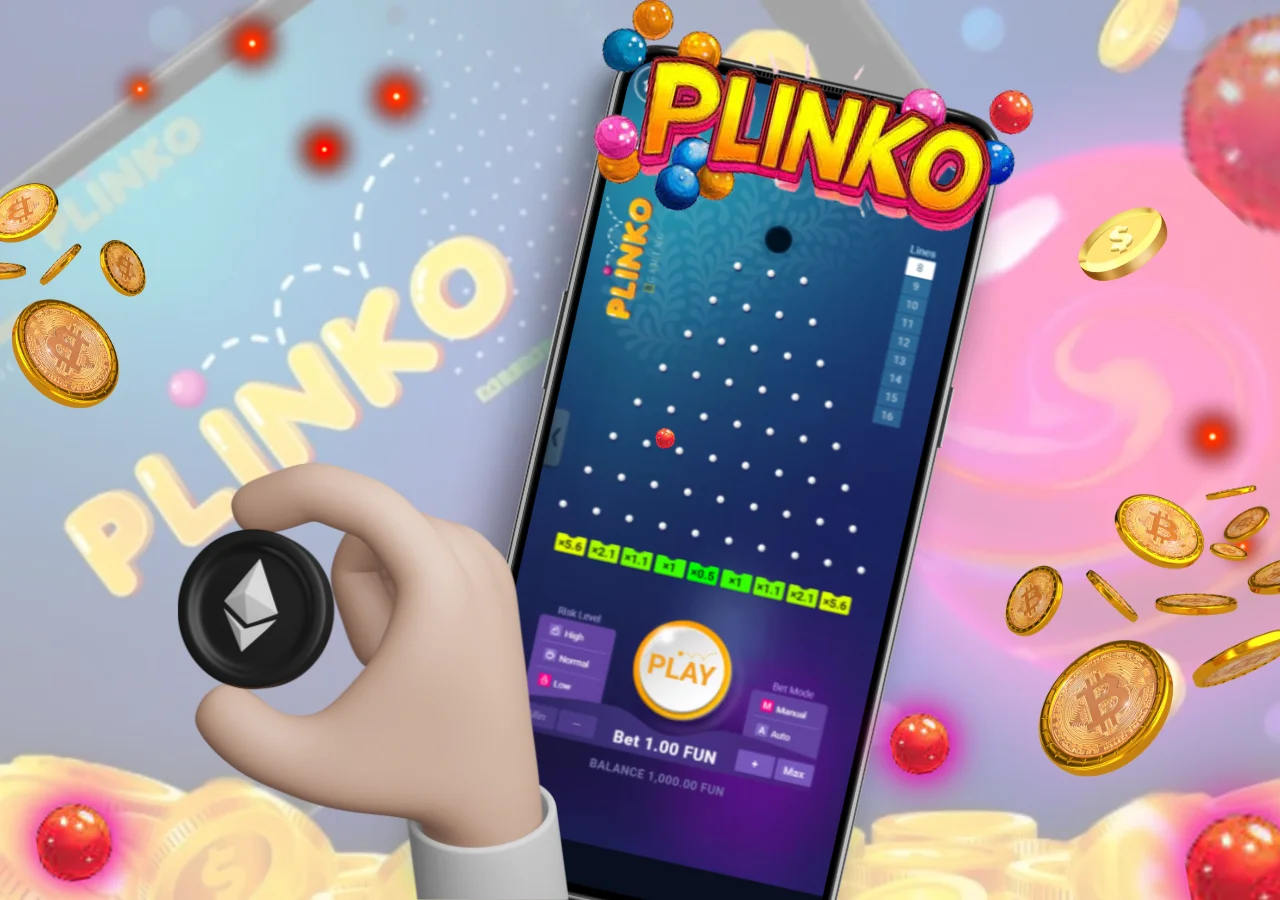 Experience the excitement of playing with digital currency.